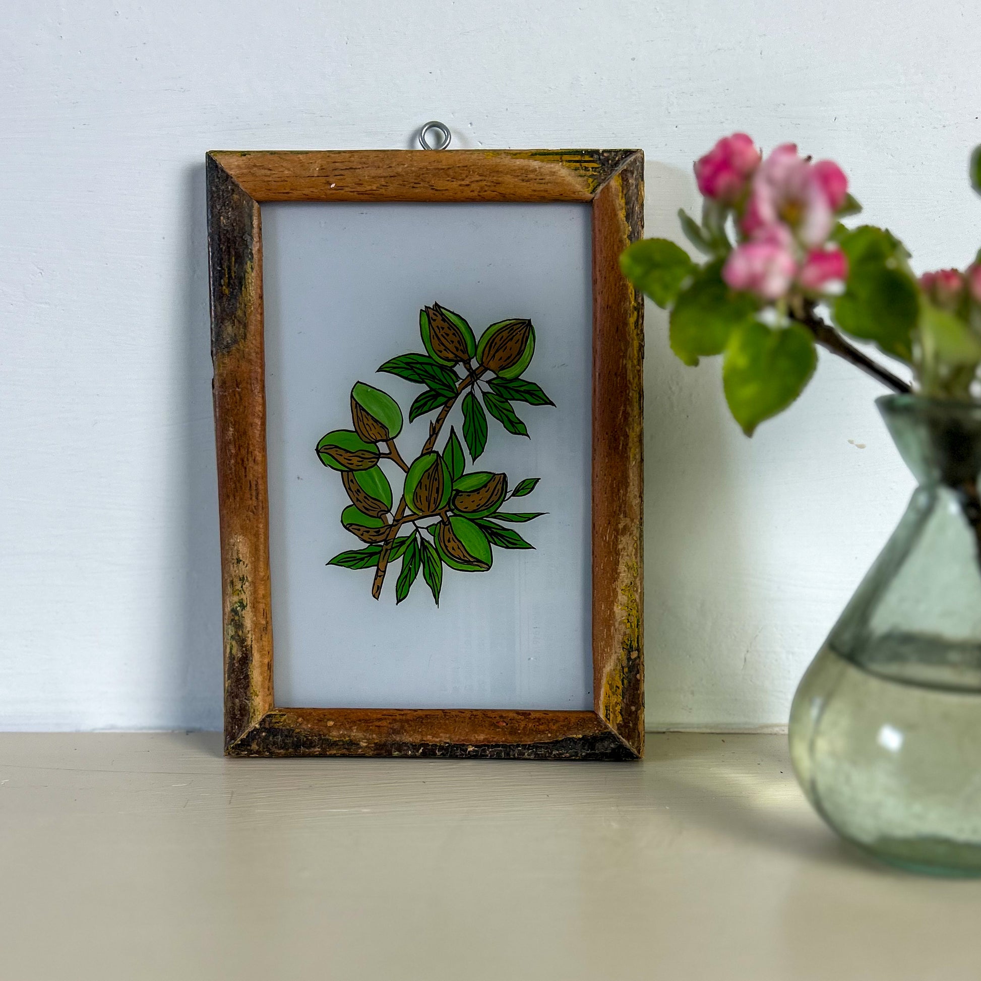 constance-and-denny-indian-reverse-glass-painting-boxed-packaging-hand-painted-artisan-art-individual-botanical-almond-small