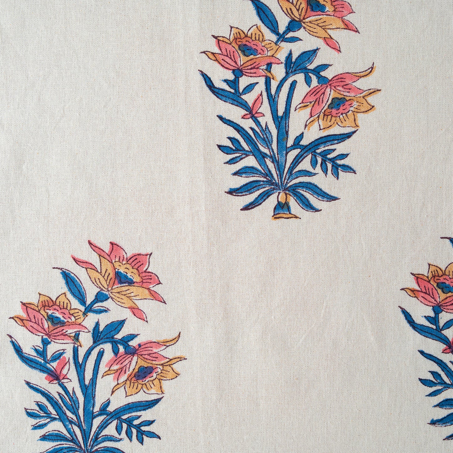INDIGO STEM set of 4 cotton napkins