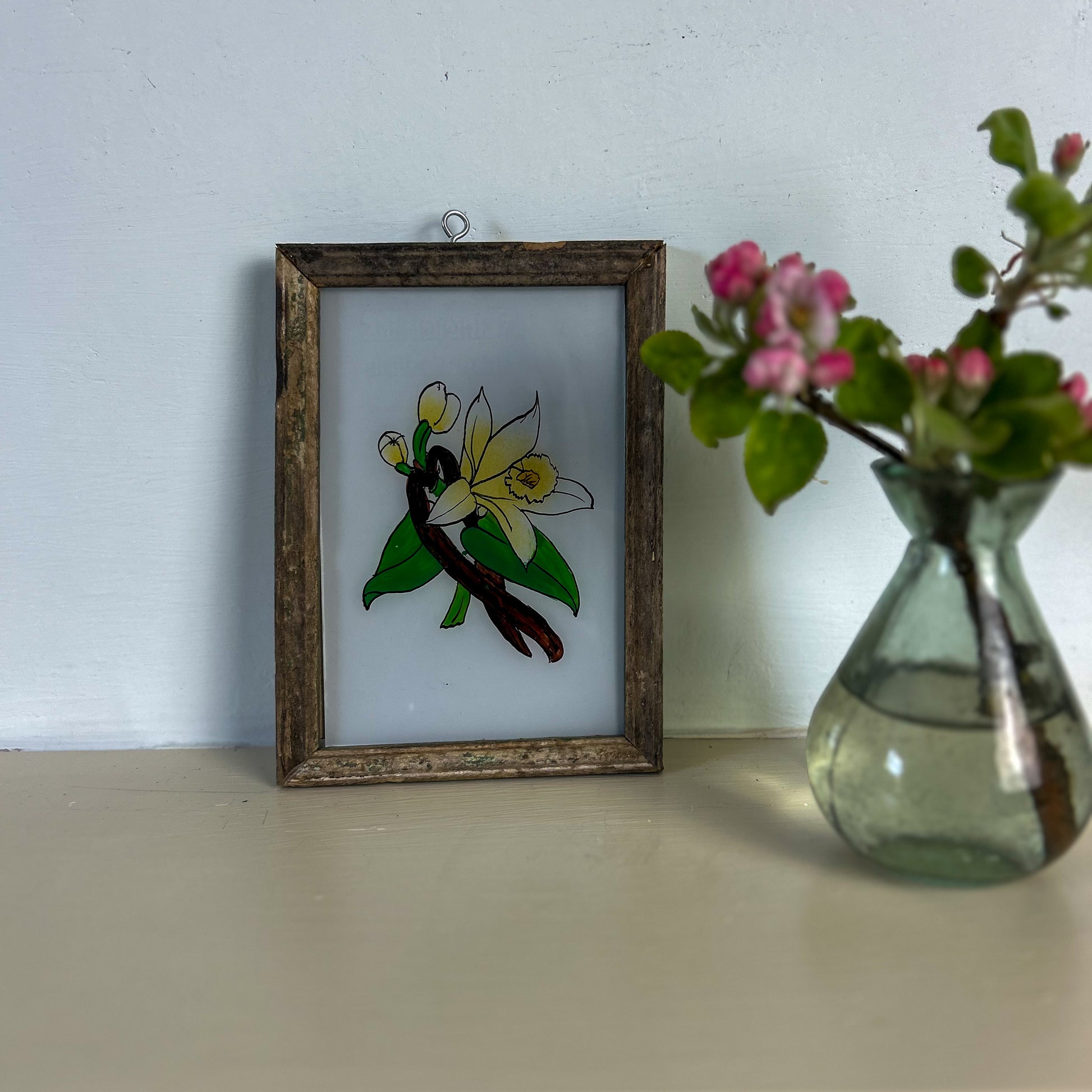 constance-and-denny-indian-reverse-glass-painting-boxed-packaging-hand-painted-artisan-calm-small-flower-