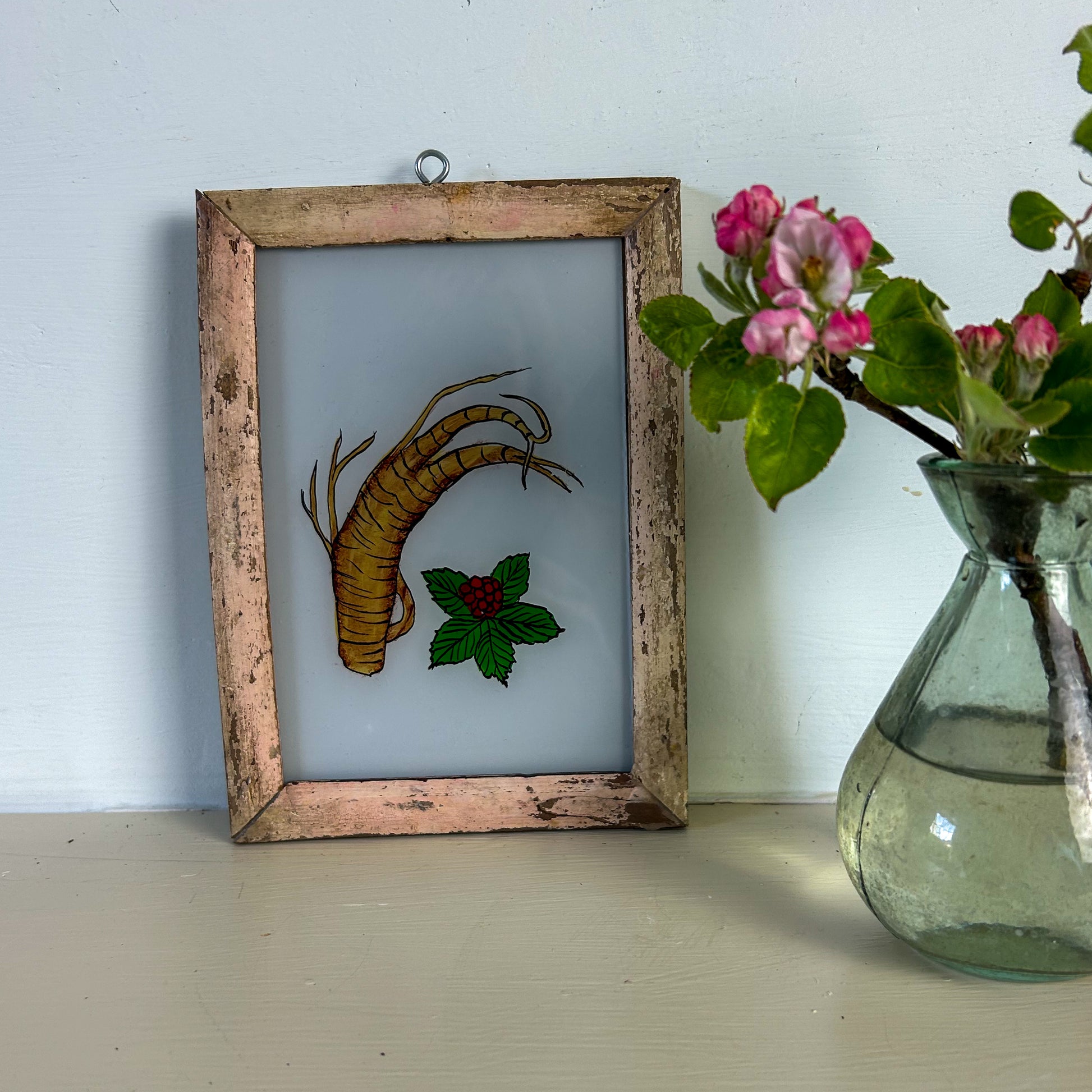 constance-and-denny-indian-reverse-glass-painting-boxed-packaging-hand-ginger-small