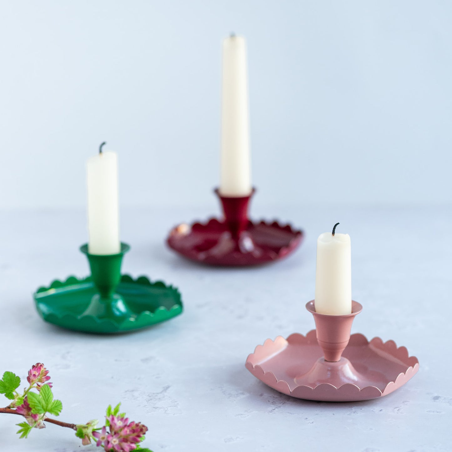 onstance-and-denny-candle-holder-berry-scalloped-edge-metal-pretty-all-colours