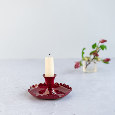 constance-and-denny-candle-holder-berry-scalloped-edge-metal-pretty
