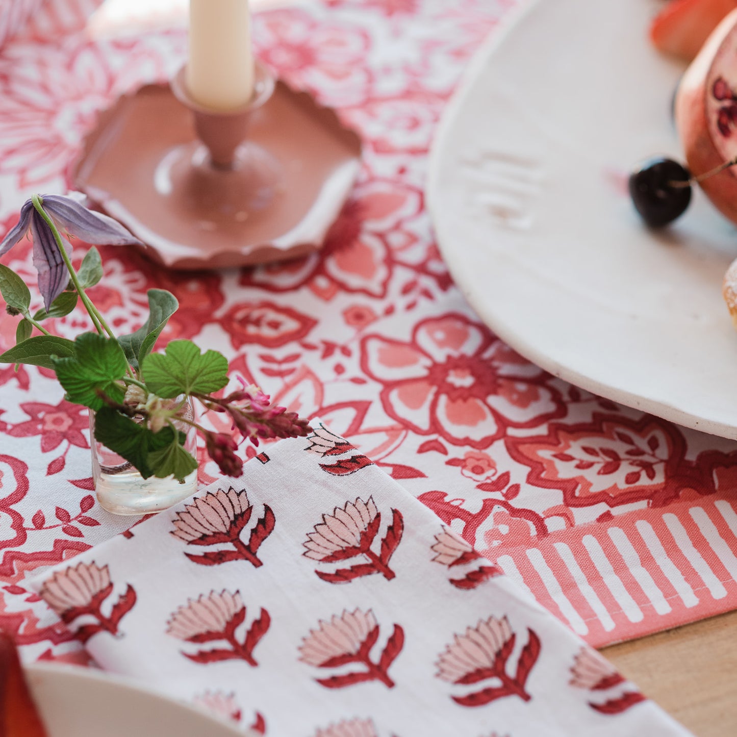 NEW BLUSH candle stick holder