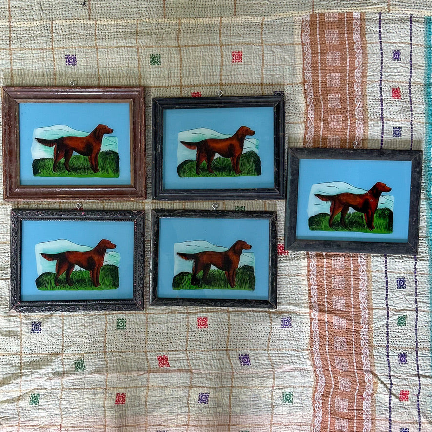 indian-glass-painting-dog-handpainted-indian-glass painting-multiples