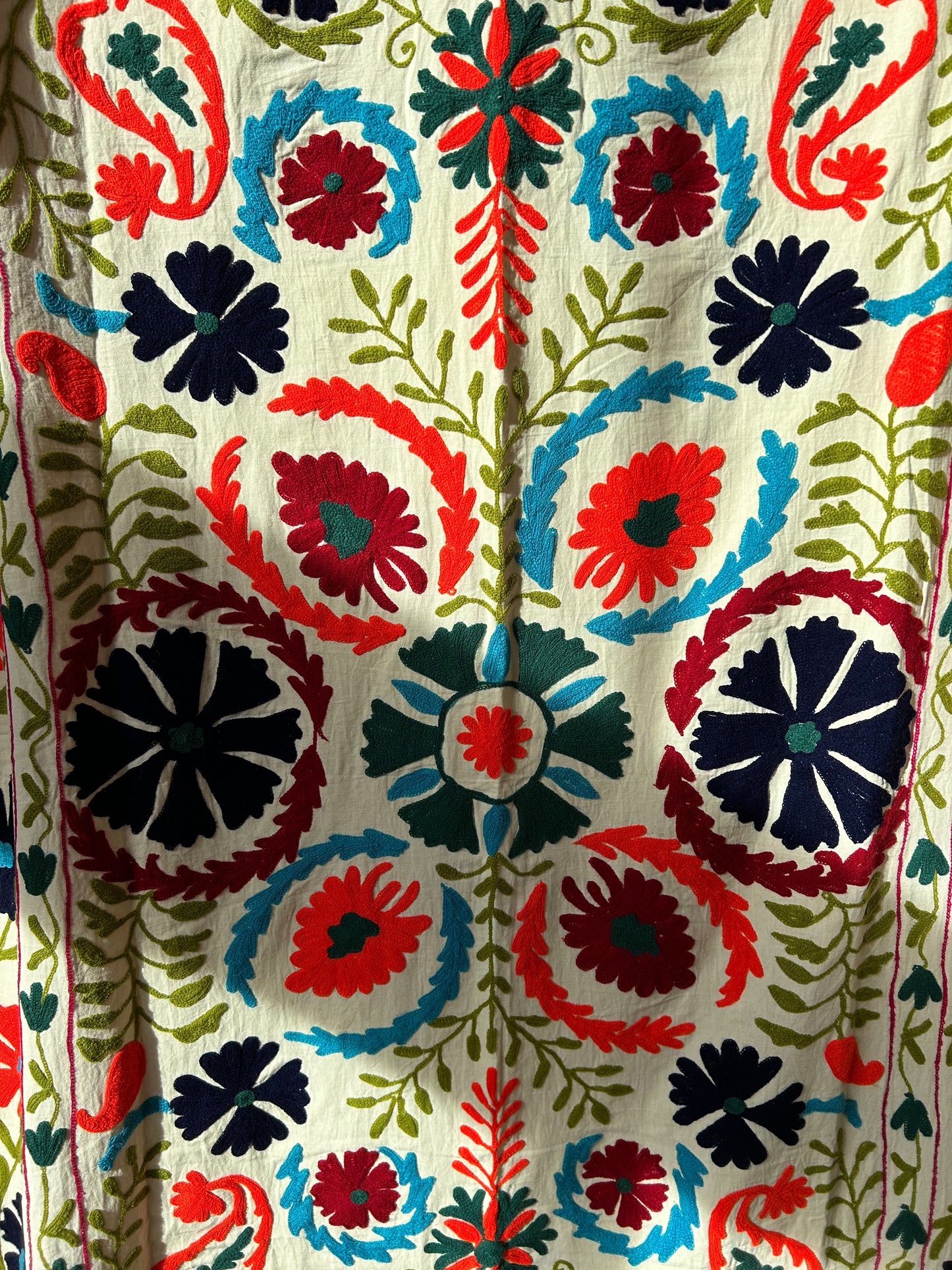 suzani-stitched-wall-hanging-bedspread-traditional-colours-orange-detail-pattern