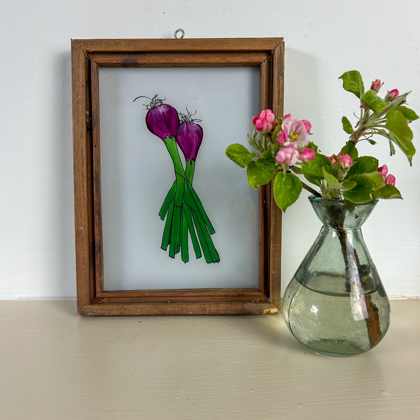 constance-and-denny-indian-reverse-glass-painting-boxed-packaging-hand-painted-artisan-gallery-walll-display-art-salad-onions