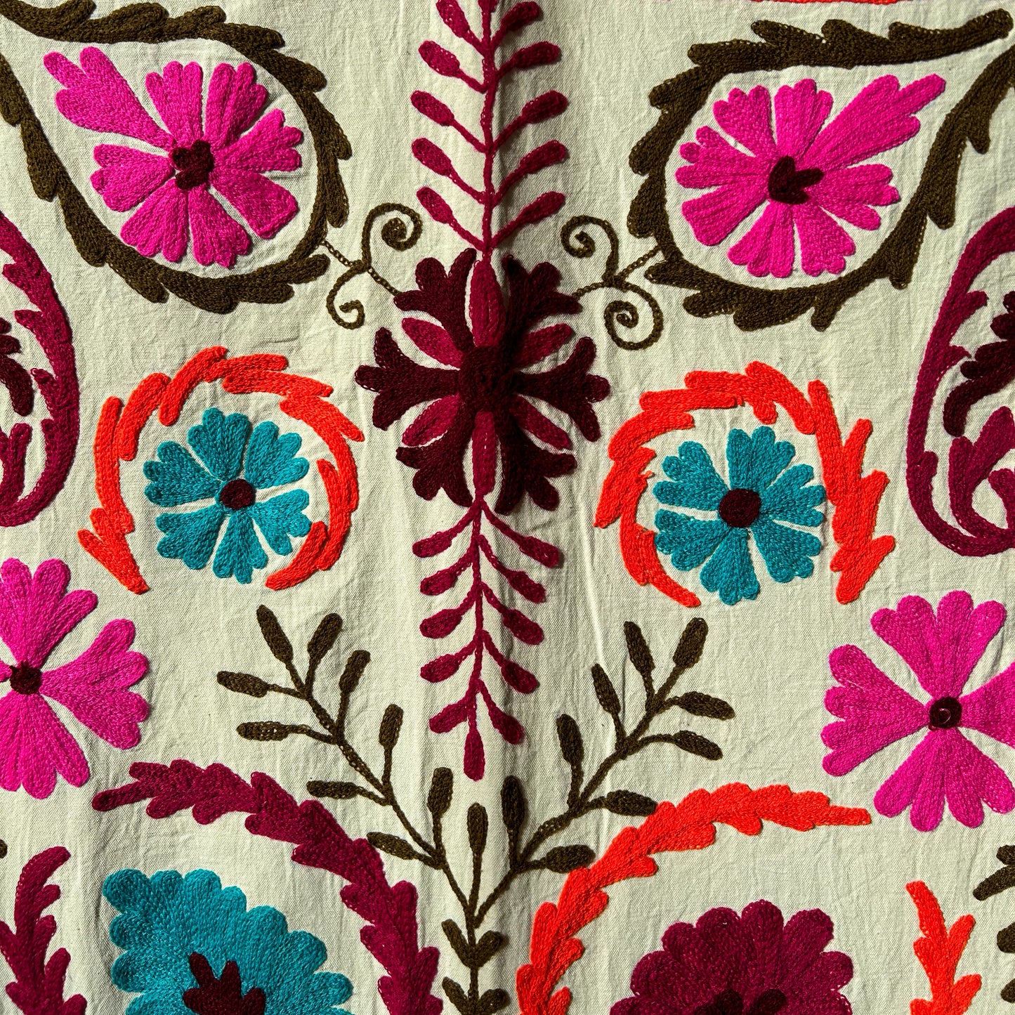 suzani-stitched-wall-hanging-bedspread-pink-traditional-colours-detail-pattern-2
