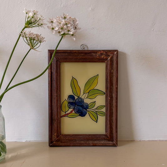 BLUEBERRIES INDIAN PAINTING