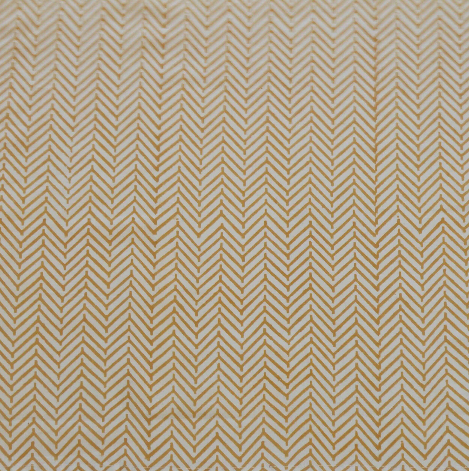 CHEVRON APRICOT NECTAR set of 6 cotton napkins