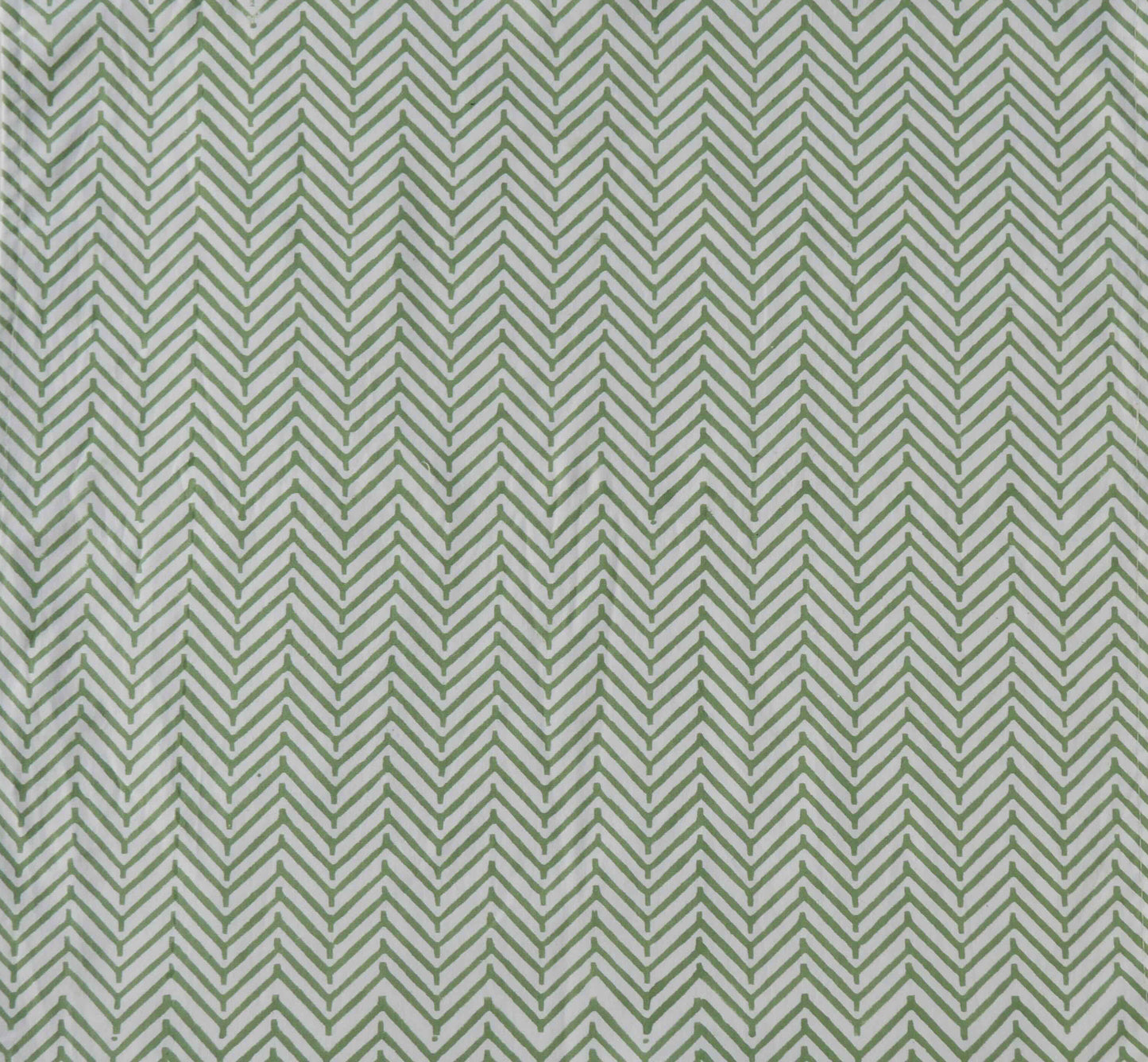 CHEVRON GREEN set of 6 cotton napkins