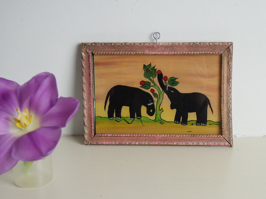 ELEPHANTS
indian paintings
glass painting
hand painted