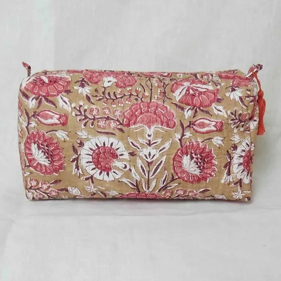 GERANIUM cosmetic bag