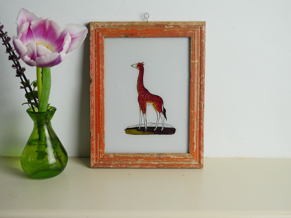 GIRAFFE
indian paintings
glass painting
hand painted