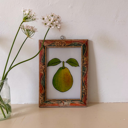 PEAR Indian glass painting
