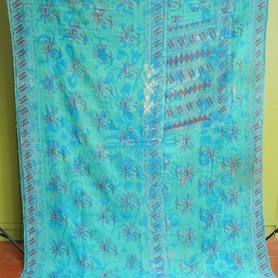 Kantha with Suzani embroidery 1078