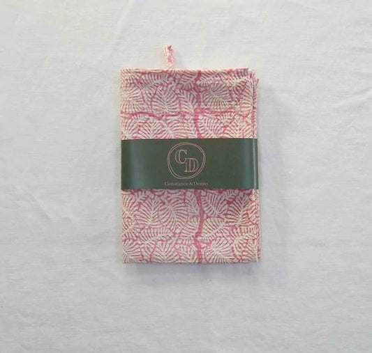 LEAF BERGONIA tea towel