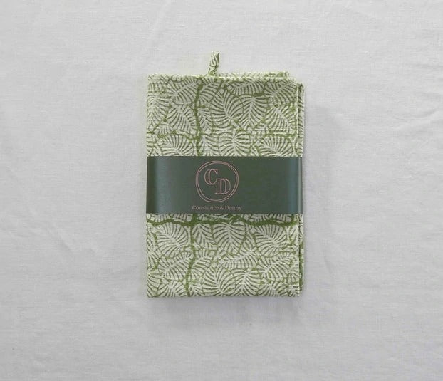 LEAF LIME tea towel