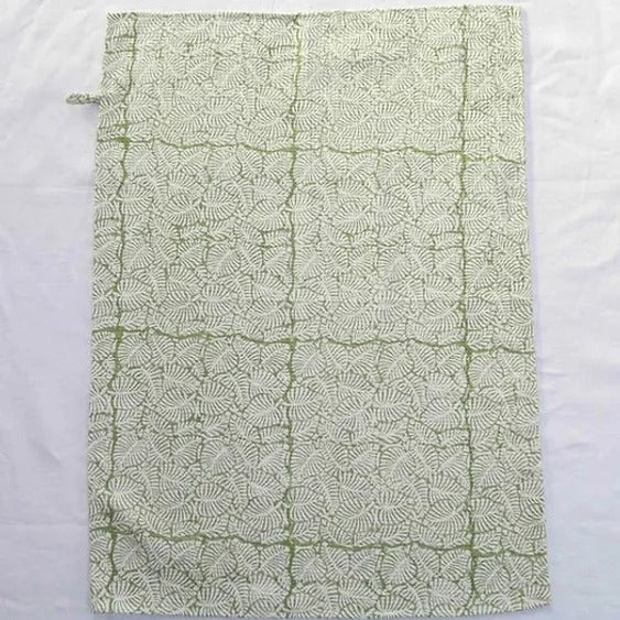 LEAF LIME tea towel