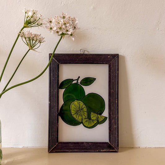 LIME GLASS PAINTING