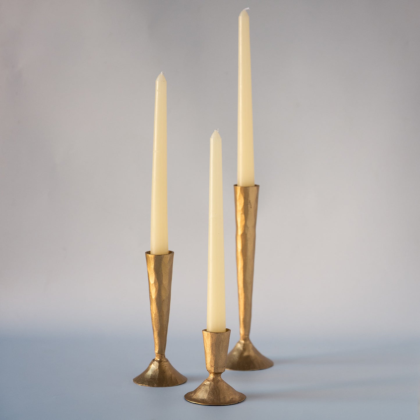 FOUNDRY GOLD candle stick holder - 3 sizes