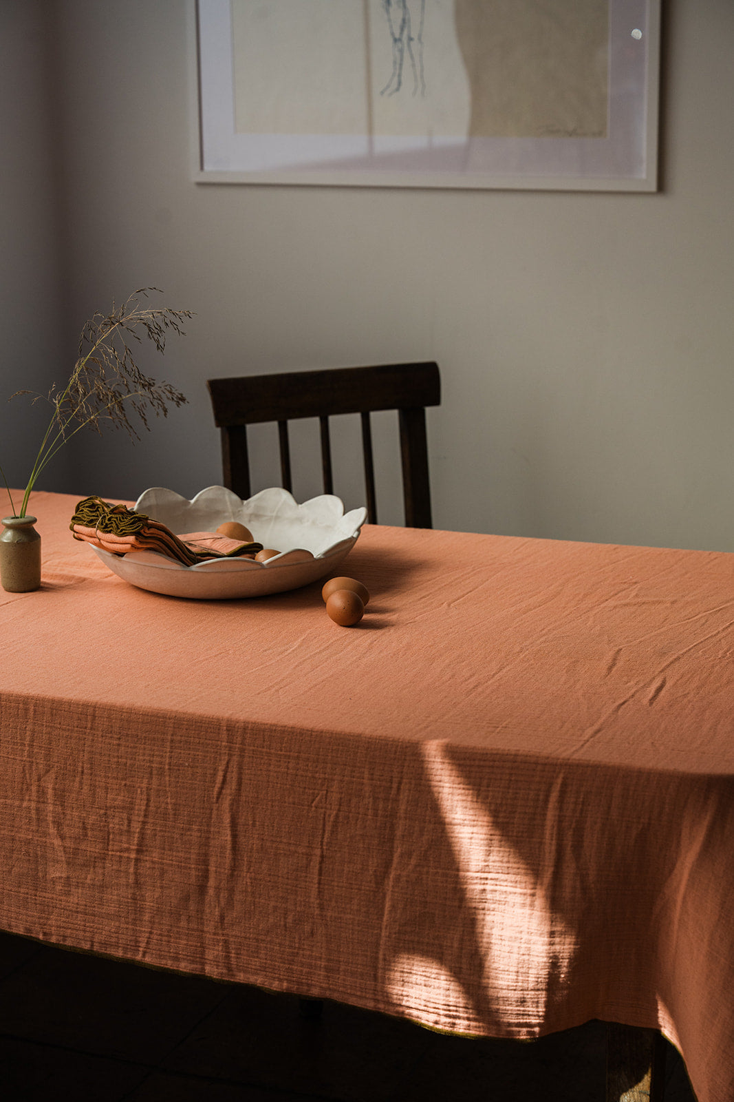 Organic 2-Ply Cotton Tablecloth - 4 Colours