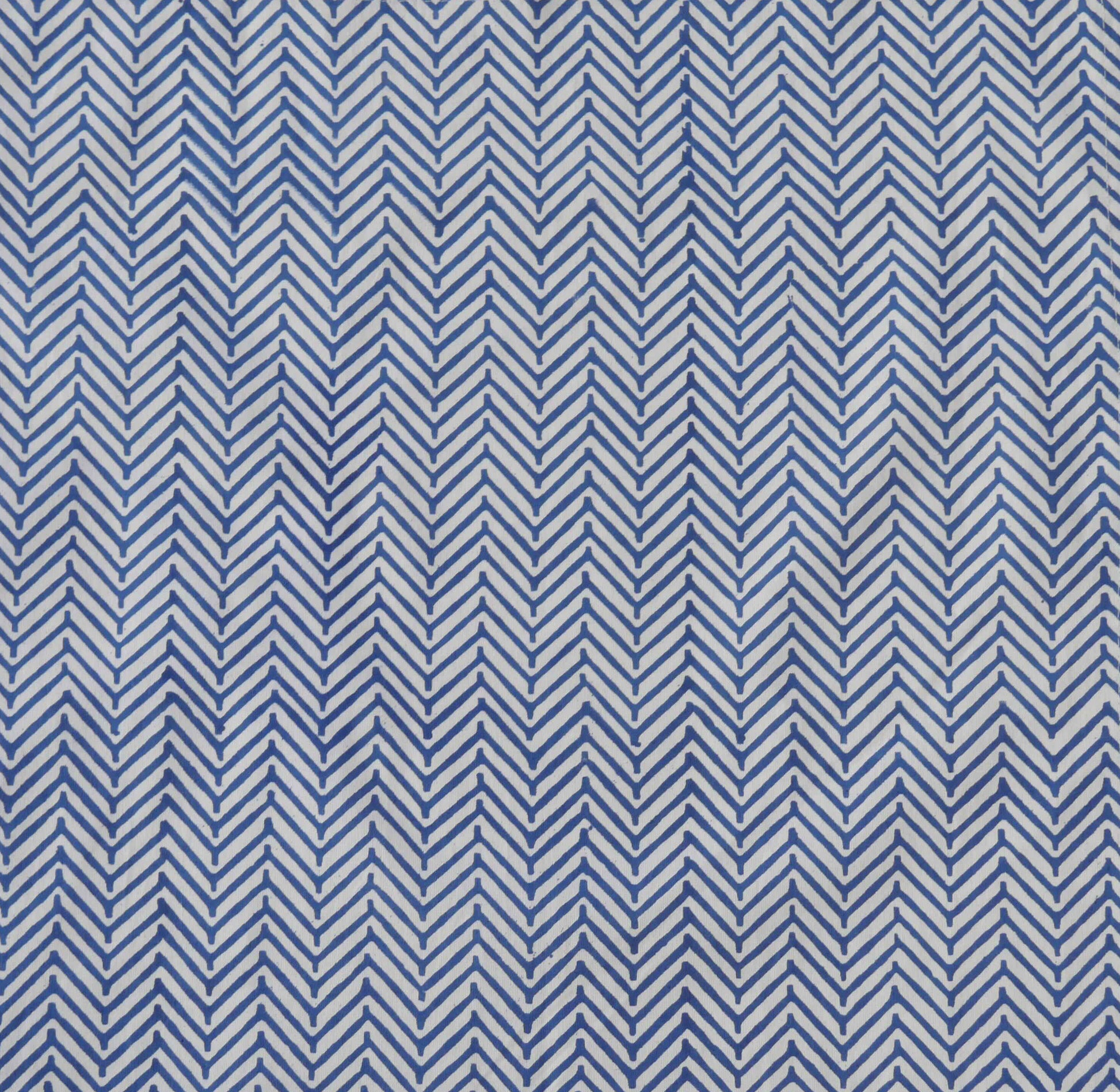 CHEVRON COBALT set of 6 cotton napkins