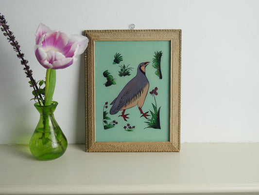 PARTRIDGE
indian paintings
glass painting
hand painted