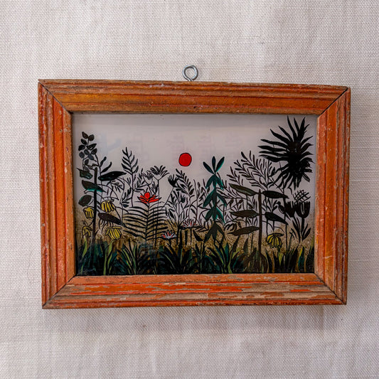 RAINFOREST Indian glass painting