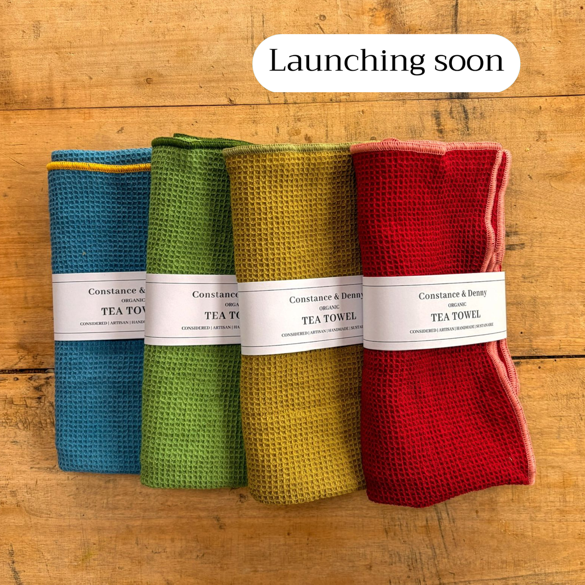 WAFFLE tea towel
