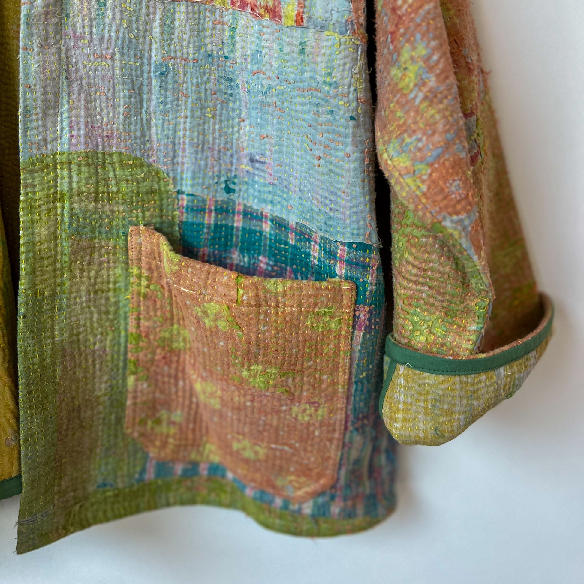 Vintage-kantha-jacket-handmade-unique-41-textured-sleeve