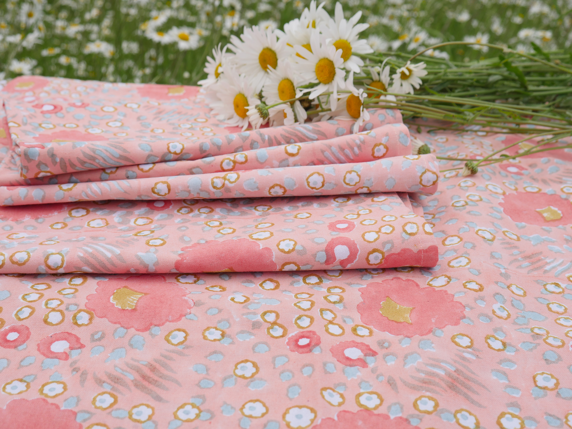 BLOOM NECTAR set of 4 cotton napkins