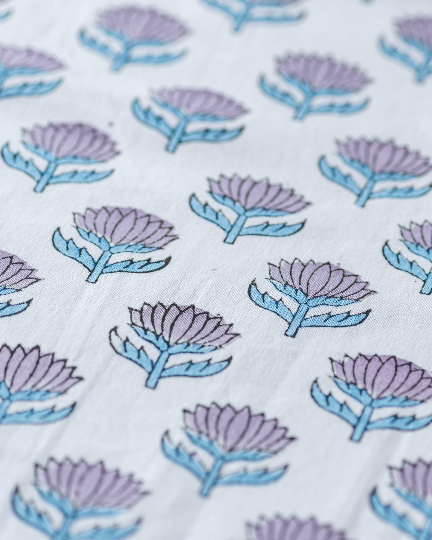 lotus-flower-lilac-napkin-block-printed