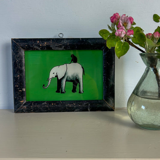 constance-and-denny-indian-reverse-glass-painting-boxed-packaging-hand-painted-artisan-art-individual-botanical-elephant-green-small