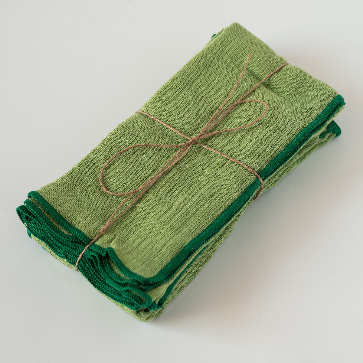 ORGANIC 2 PLY COTTON NAPKINS - Set of 4 - Various Colours