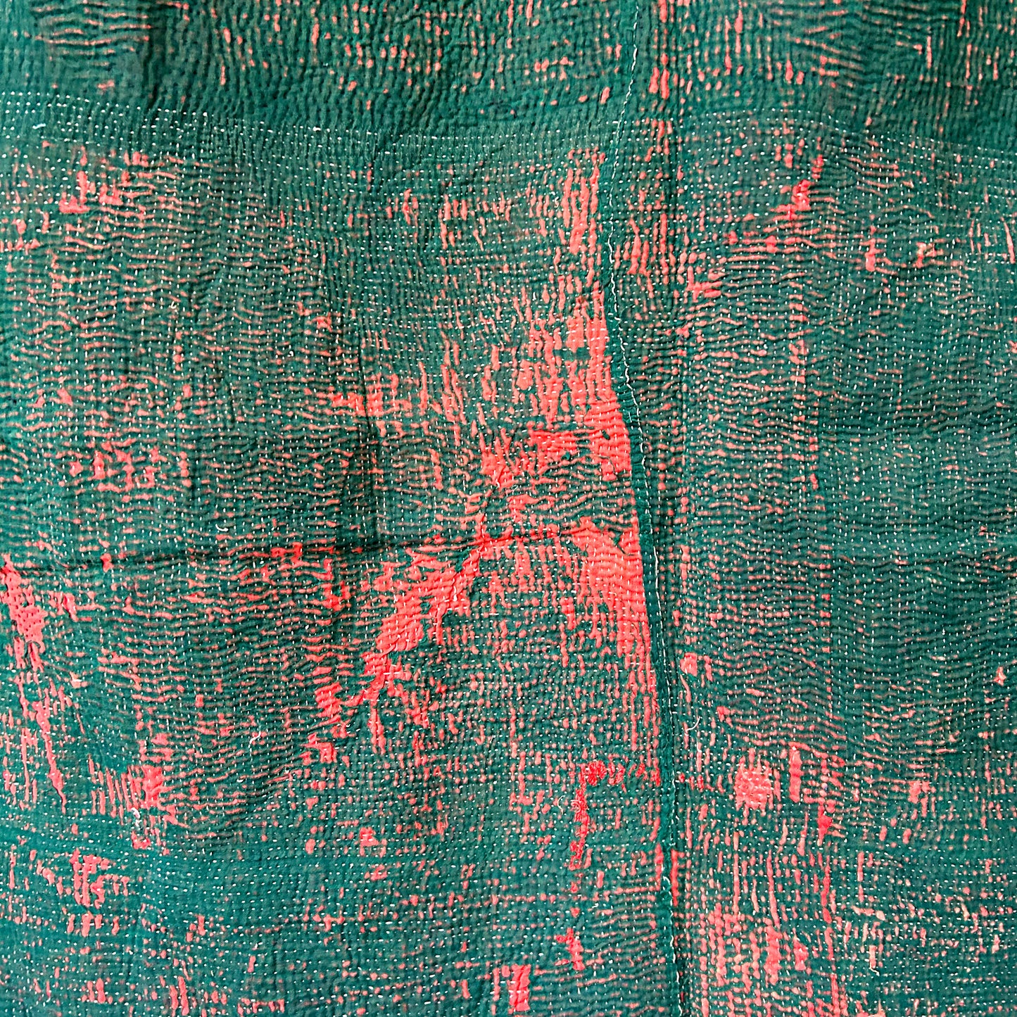 vintage-kantha-texture-detail-green-coral