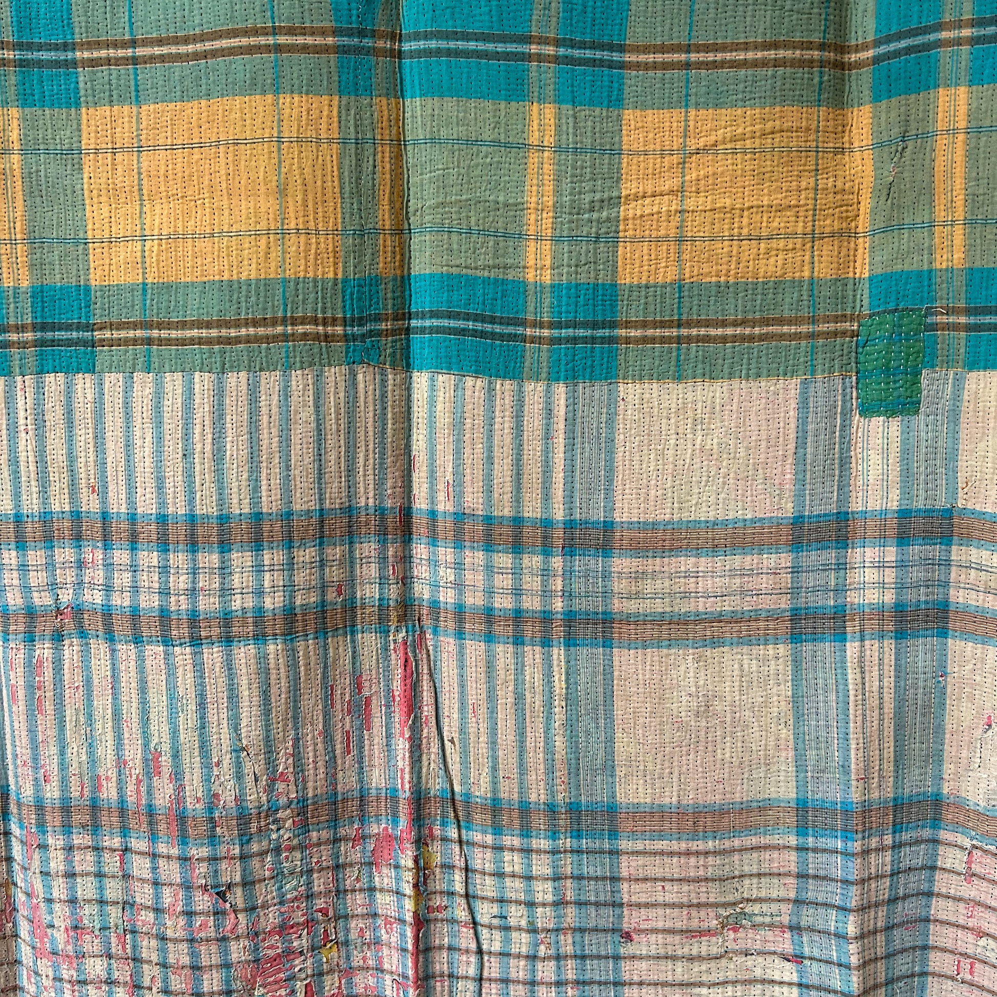 vintage=kantha-check-blue-gingham