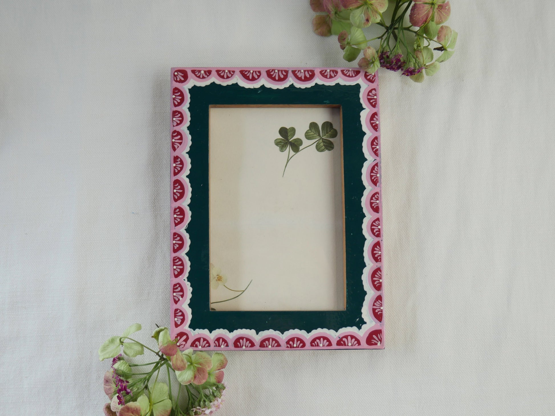 hand painted picture frame 