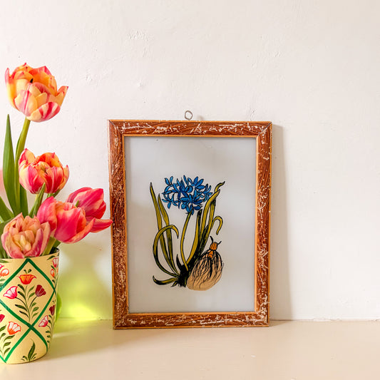 HYACINTH Indian glass painting