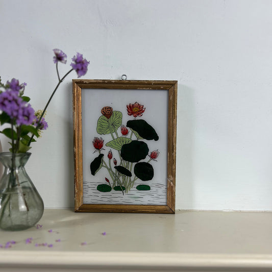 indian-reverse-glass-painting-watewr-lillies-medium