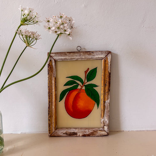 indian painting peach