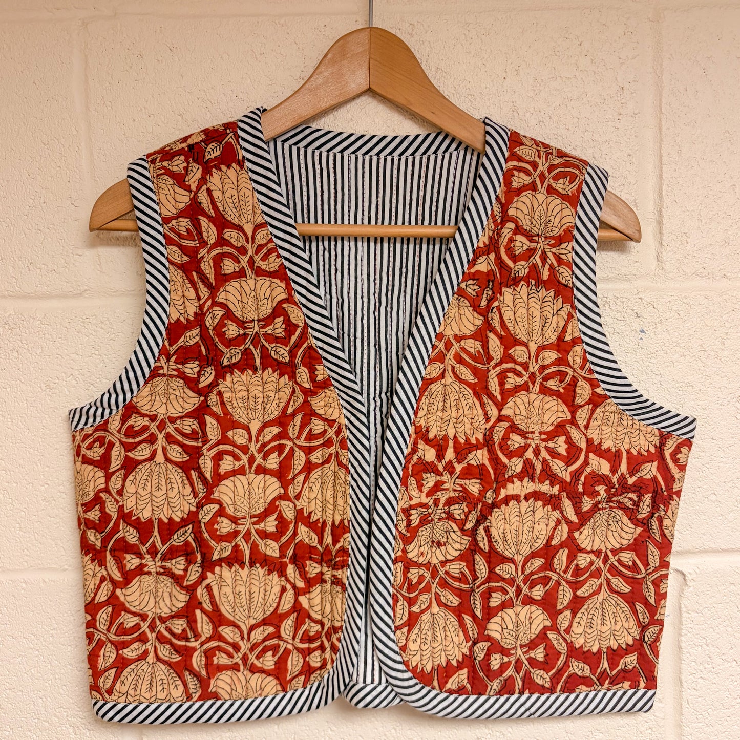 russet rust vest
