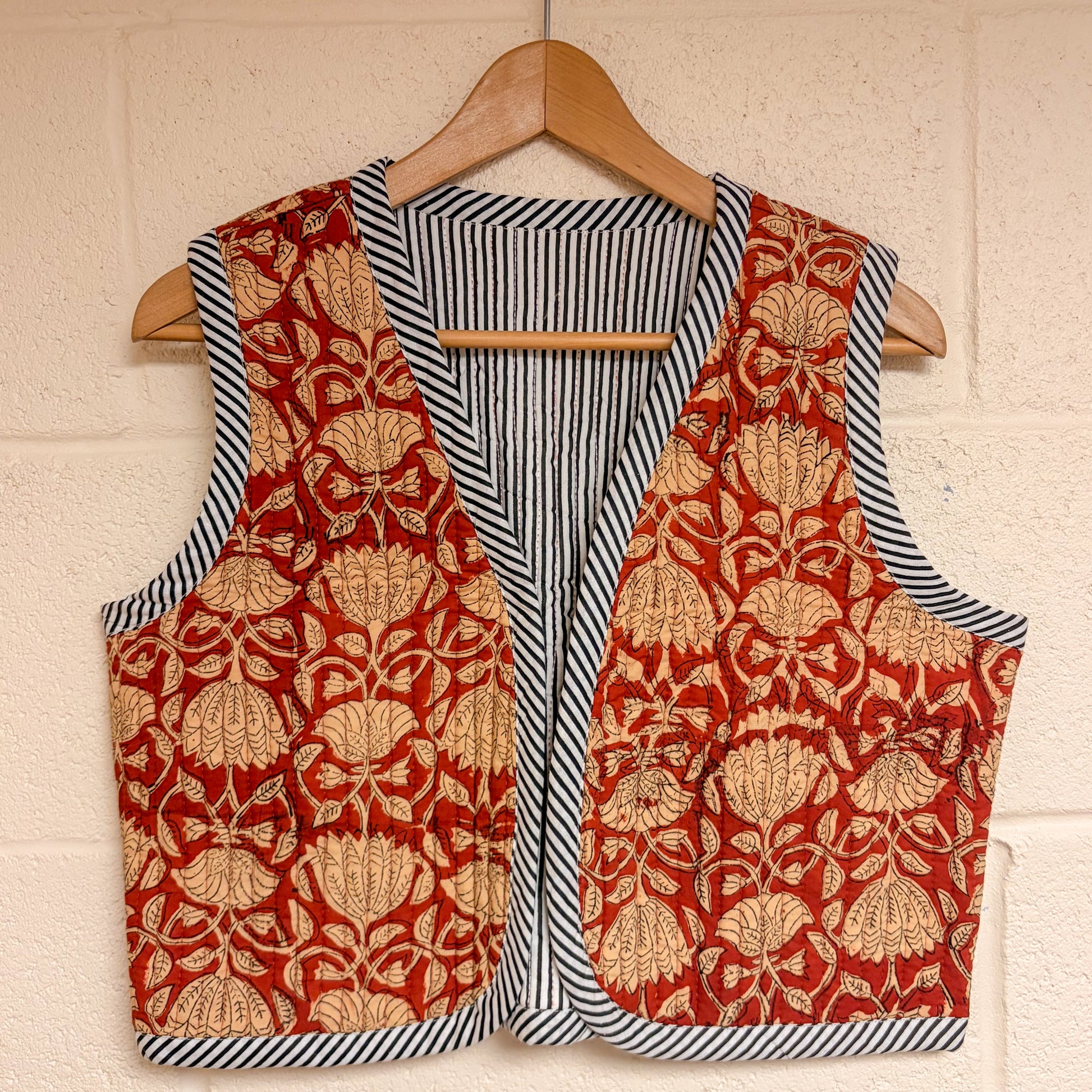 russet rust vest