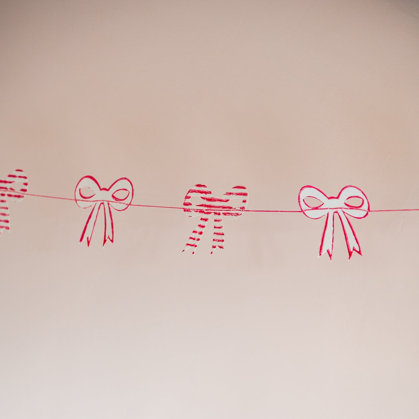 NEW BOW PEONY 3 metre garland