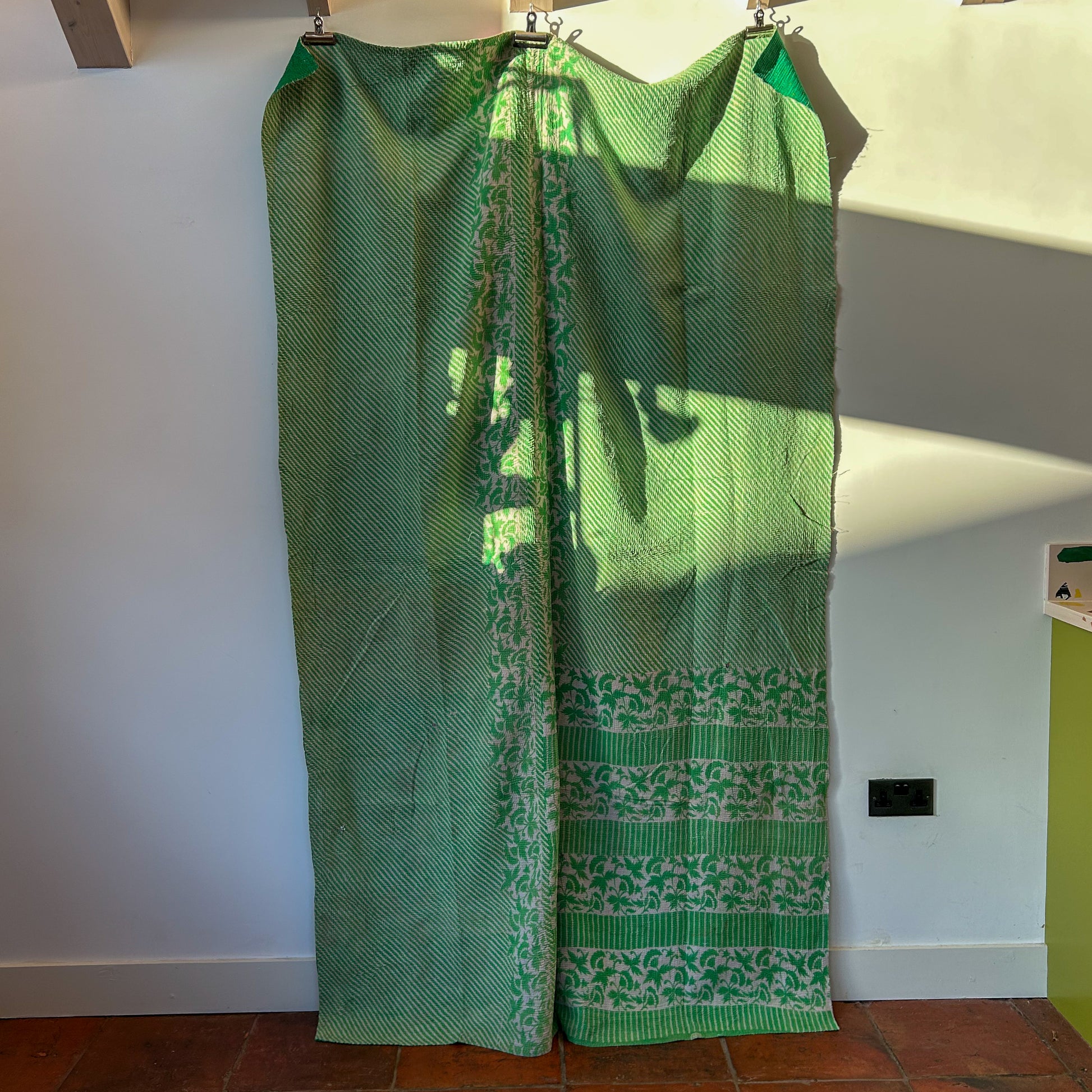 vintage kantha 2049 blanket throw